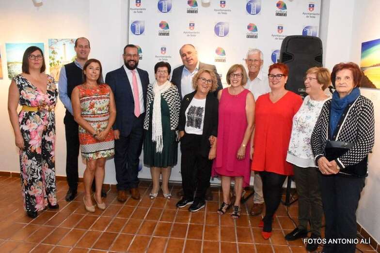 Momento del acto inaugural de la exposición (Foto Antonio Alí)